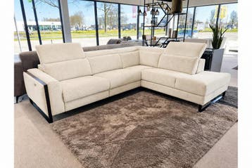 Hoekbank Meppel - bankstellen - Creme, Nieuw, 150 cm of meer, Stof, 250 tot 300 cm