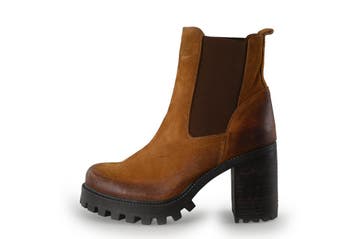 Virmondana Chelsea boots in maat 39 Bruin, Kleding | Dames, Schoenen, Bruin, Overige typen, Zo goed als nieuw, Verzenden