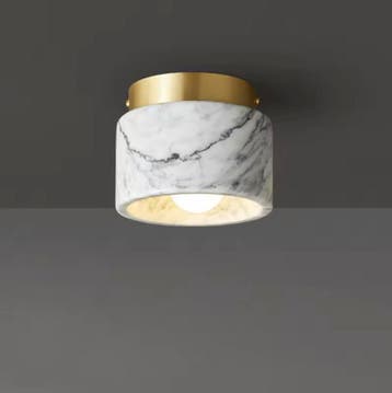 Nordic Plafondlamp van Marmer - 40% korting - incl. E27 lamp, Huis en Inrichting, Lampen | Plafondlampen, Verzenden, Nieuw, Overige materialen