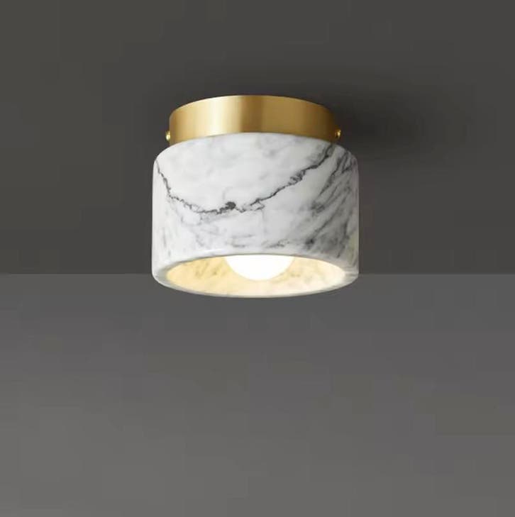 Nordic Plafondlamp van Marmer - 40% korting - incl. E27 lamp, Huis en Inrichting, Lampen | Plafondlampen, Nieuw, Overige materialen