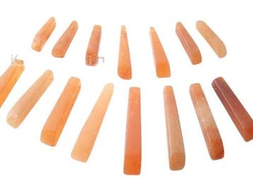 15 x Edelsteen kralen Carneool staaf 4 x 4 mm – gat 1 mm, Ophalen of Verzenden, Nieuw, Kraal
