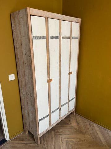 Kleerkast - Vurenhout - Steigerhouten lockerkast