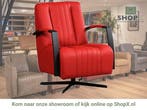 Leren draaifauteuil Galaxy - Toledo Ducati (rood) -, Nieuw, Ophalen of Verzenden, 50 tot 75 cm, Industrieel, Modern