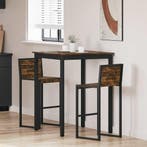 Staande Bartafel Bewerkt hout, Huis en Inrichting, Tafels | Eettafels, Verzenden, Nieuw