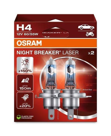 Osram Night Breaker H4, 12V60/55W, Verzenden, Nieuw