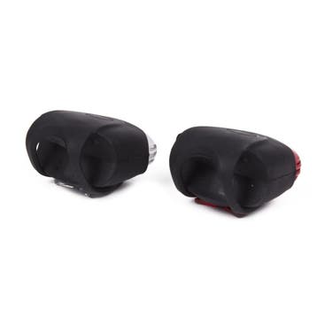 Benson LED fietslamp set - siliconen - waterdicht - 12 ch..., Ophalen of Verzenden, Nieuw