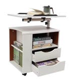 3-in-1 Bedtafel – Verstelbare Bijzettafel met Boekenrek, Verzenden, Nieuw