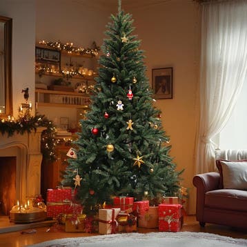 Kunstkerstboom 220cm | Kindvriendelijk | Nieuw | Scherpe..., Ophalen of Verzenden, Nieuw