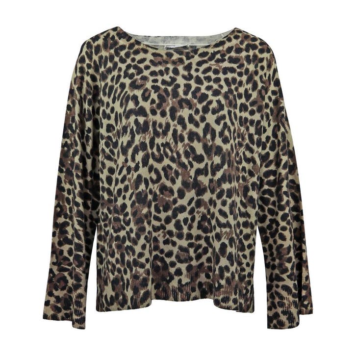 Princess goes Hollywood • wollen trui luipaard • 36, Kleding | Dames, Truien en Vesten, Bruin, Nieuw, Maat 36 (S), Verzenden