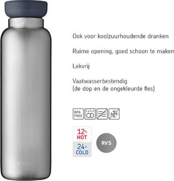 Mepal - Ellipse thermosfles - 900 ml - Isoleerfles, Verzenden, Nieuw