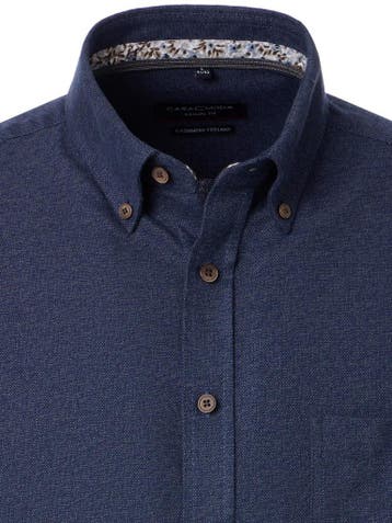 Casa Moda Casual Effen Overhemd Button Down Boord, Verzenden, Nieuw, Blauw