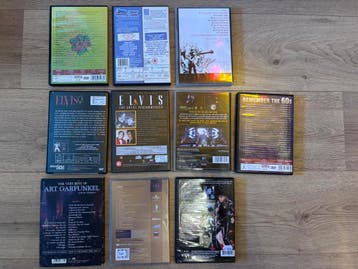 Verzameling van 10 muziek DVDs! Opruiming! (2), Ophalen of Verzenden, Gebruikt, Muziekvideo's