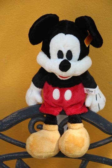 Steiff: Mickey de muis, 31cm, EAN 024498 - Pluche dier -, Antiek en Kunst, Antiek | Speelgoed