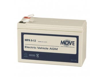 Move agm accu 12 volt 9 ah, Verzenden, Nieuw, Universele onderdelen