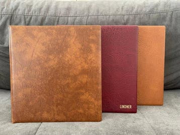 Oostenrijk 2002/2021 - 3 Lindner-albums met lege, Gestempeld