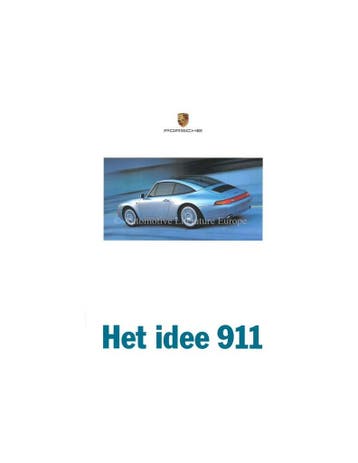 1997 PORSCHE 911 CARRERA | TARGA | TURBO HARDCOVER BROCHURE, Nieuw, Porsche, Author