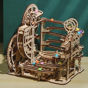Houten 3D Knikkerbaan Puzzel - Mechanisch Bouwpakket voor Ki, Verzenden, Nieuw
