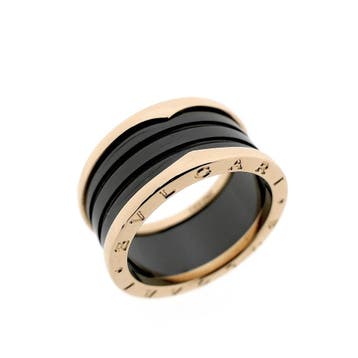 BVLGARI rosé gouden ring B.zero1, Sieraden, Tassen en Uiterlijk, Ringen, Gebruikt, 20 of groter, Heer, Ophalen of Verzenden