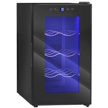 Wijnkoelkast Voor 8 Flessen, 21L, Thermo-elektrisch, Verstel, Verzenden, Nieuw