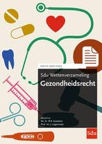 Sdu Wettenverzameling Gezondheidsrecht / 2022-2023 / Sdu, Verzenden, Gelezen