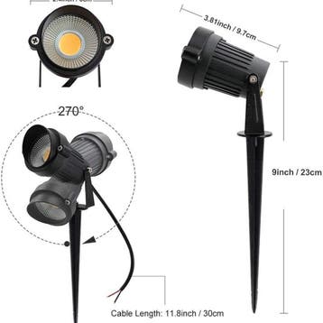 Benson Energiezuinige LED tuinspot - waterdicht - daglich..., Ophalen of Verzenden, Nieuw