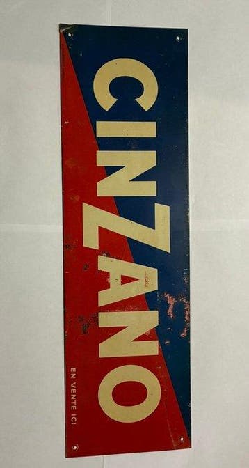 H.Philippault - CINZANO - H.Philippault - Reclamebord -