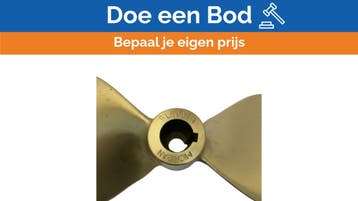 Bieden: Michigan Propellers 2-Blade Brass Propeller GL235 1, Watersport en Boten, Ophalen of Verzenden, Nieuw