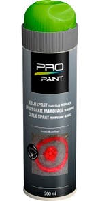 Pro paint krijtspray tijdelijke markering 1 stuk, 500 ml,, Verzenden, Nieuw