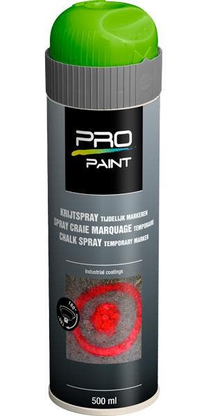 Pro paint krijtspray tijdelijke markering 1 stuk, 500 ml,, Verzenden, Nieuw