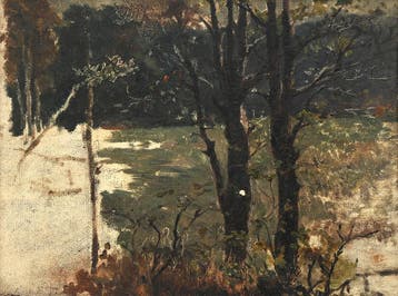 Matthijs Maris (1839-1917), Schets van een boslandschap