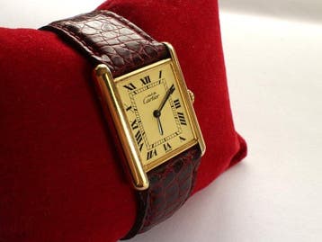 Cartier - Tank Must de Cartier - 6179 - Unisex - 1980-1989, Sieraden, Tassen en Uiterlijk, Horloges | Heren, Nieuw