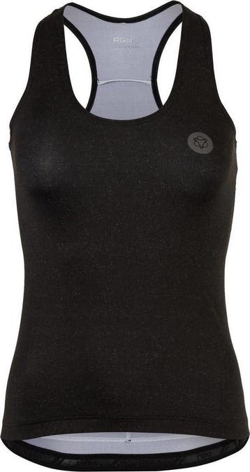 AGU - Maat S - Melange Singlet Essential Dames - Zwart, Verzenden, Nieuw