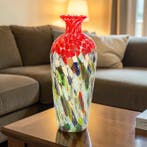 Vaas - Grote vaas met millefiori-murrines - 31 cm -