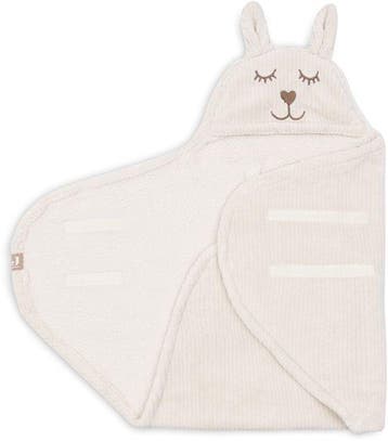 Jollein Baby Wikkeldeken - 100x105cm - Bunny Cloudy Rib -, Verzenden, Nieuw