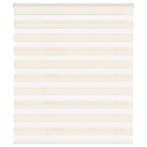 vidaXL Zebra rolgordijn 130x150 cm stofbreedte 125,9 cm, Verzenden, Nieuw, Beige