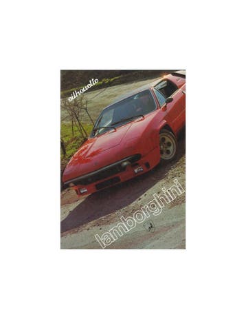 1976 LAMBORGHINI SILHOUETTE BROCHURE, Nieuw, Author