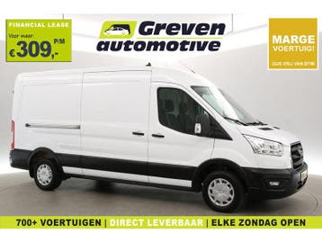 Ford Transit 2.0 TDCI L3H2 | Marge | Airco | Cruise | 3, Euro 6, Wit, Nieuw, Ford