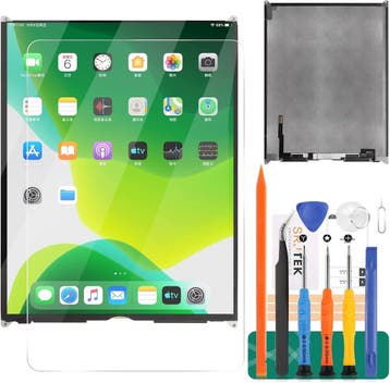 iPad 7e 8e 9e Gen LCD Kit - Met Reparatiegereedschap | La..., Computers en Software, Apple iPads, 10 inch, 32 GB, Apple iPad, Zwart