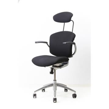 Savo Ikon design Bureaustoel showroommodel zwart stof chroom, Overige plaatsen, Ophalen of Verzenden, Nieuw zonder verpakking