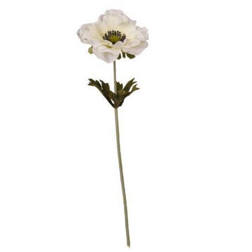 Anemoon Witte Zijdenbloem 37 cm per stuk, Ophalen of Verzenden, Nieuw