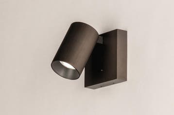 Rietveld Wandlampen - Bruin - Metaal, Aluminium, Verzenden, Nieuw