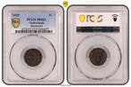 Koningin Wilhelmina 1 cent 1929 MS63 Blackened PCGS, Postzegels en Munten, Verzenden, Koningin Wilhelmina, 1 cent, Losse munt
