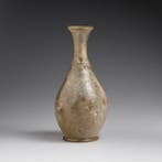 Oud-Romeins Glas Groot flacon met herkomst uit de