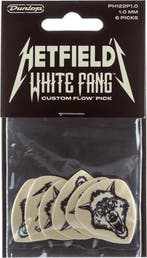 Jim Dunlop  Hetfield White Fang plectrum 1.00 mm 6-pack, Ophalen of Verzenden, Nieuw, Elektrische gitaar