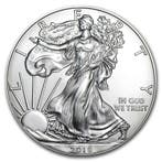 American Eagle 1 oz 2018, Verzenden, Midden-Amerika, Losse munt, Zilver
