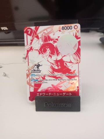 Bandai - 1 Card - One Piece - Edward Newgate Event exclusive, Nieuw