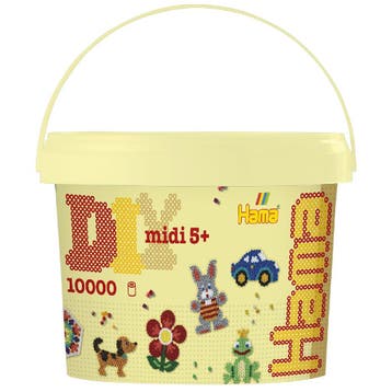Hama strijkkralen emmer - 10.000 st van €13,99 voor €12,59, Ophalen of Verzenden, Nieuw