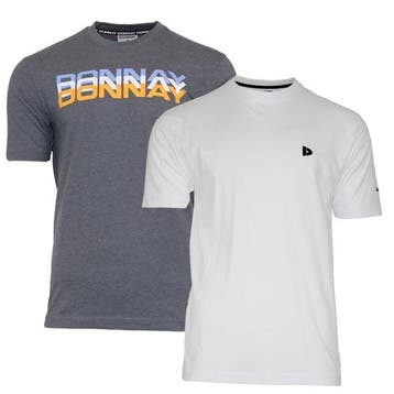 Donnay Donnay Heren - 2-Pack - T-Shirt Daks + Vince -, Kleding | Heren, Verzenden, Nieuw