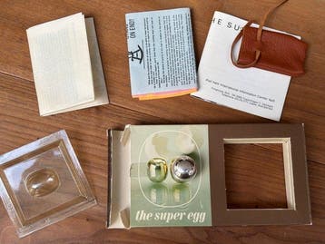 Piet Hein Skjøde Skjern - sculptuur, The Super Egg - 4 cm -