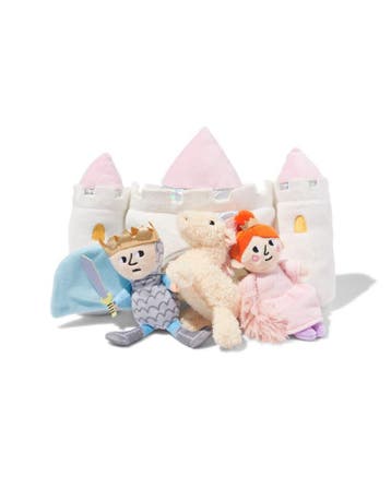 HEMA Pluche huisje kasteel van €14.99 voor €10 sale, Verzenden, Nieuw
